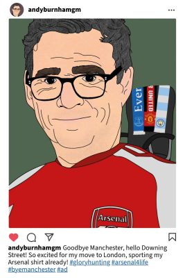 Burnham arsenal cartoon