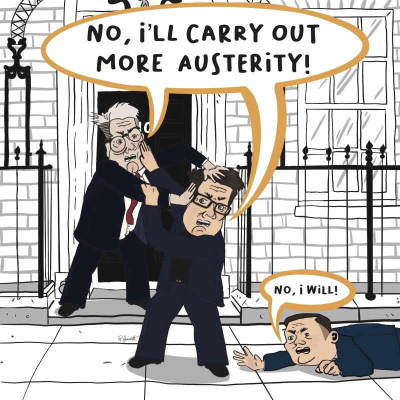 Starmer Burnham Streeting cartoon Paige Fawcett