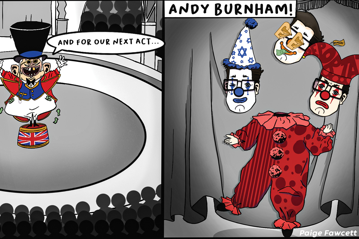 The many faces of Andy Burnham – how long until the mask slips?