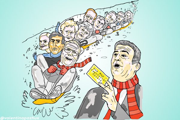 Tobogganing towards disaster
