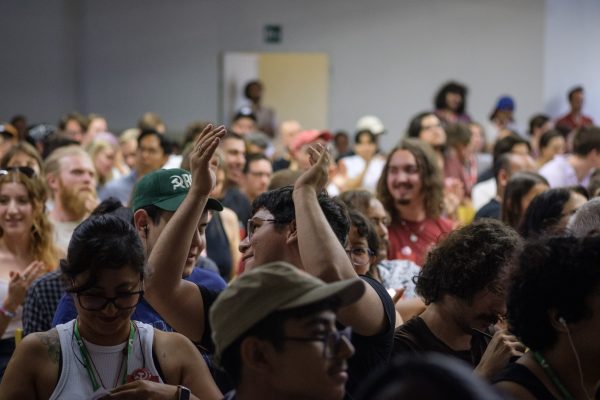 comrades clapping at WSOC 2026
