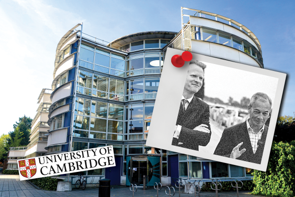 Cambridge University welcomes Reform, Palantir, and a ‘race realist’