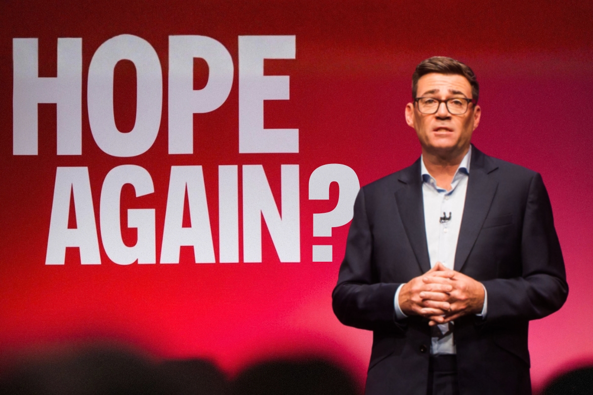 Burnham’s ‘Hope Again’ conference: Labour is sleeping on a volcano