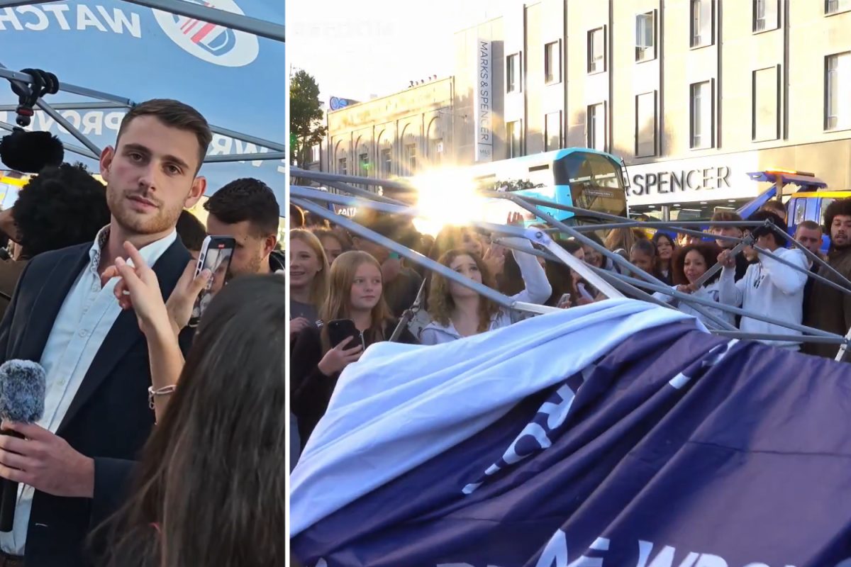 Right-wing grifter chased from Cardiff, Brighton, and Bristol by young people